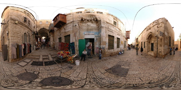 Muslim Quarter :: Jerusalem :: Old City  :: 360° Panorama