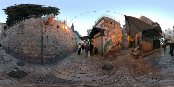 Muslim Quarter :: Jerusalem :: Old City  :: 360° Panorama